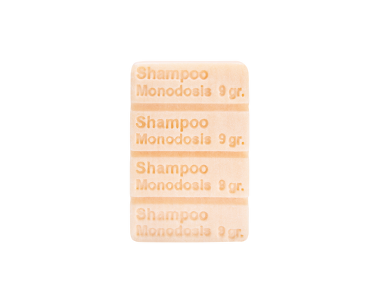 Single dose of solid shampoo for normal hair