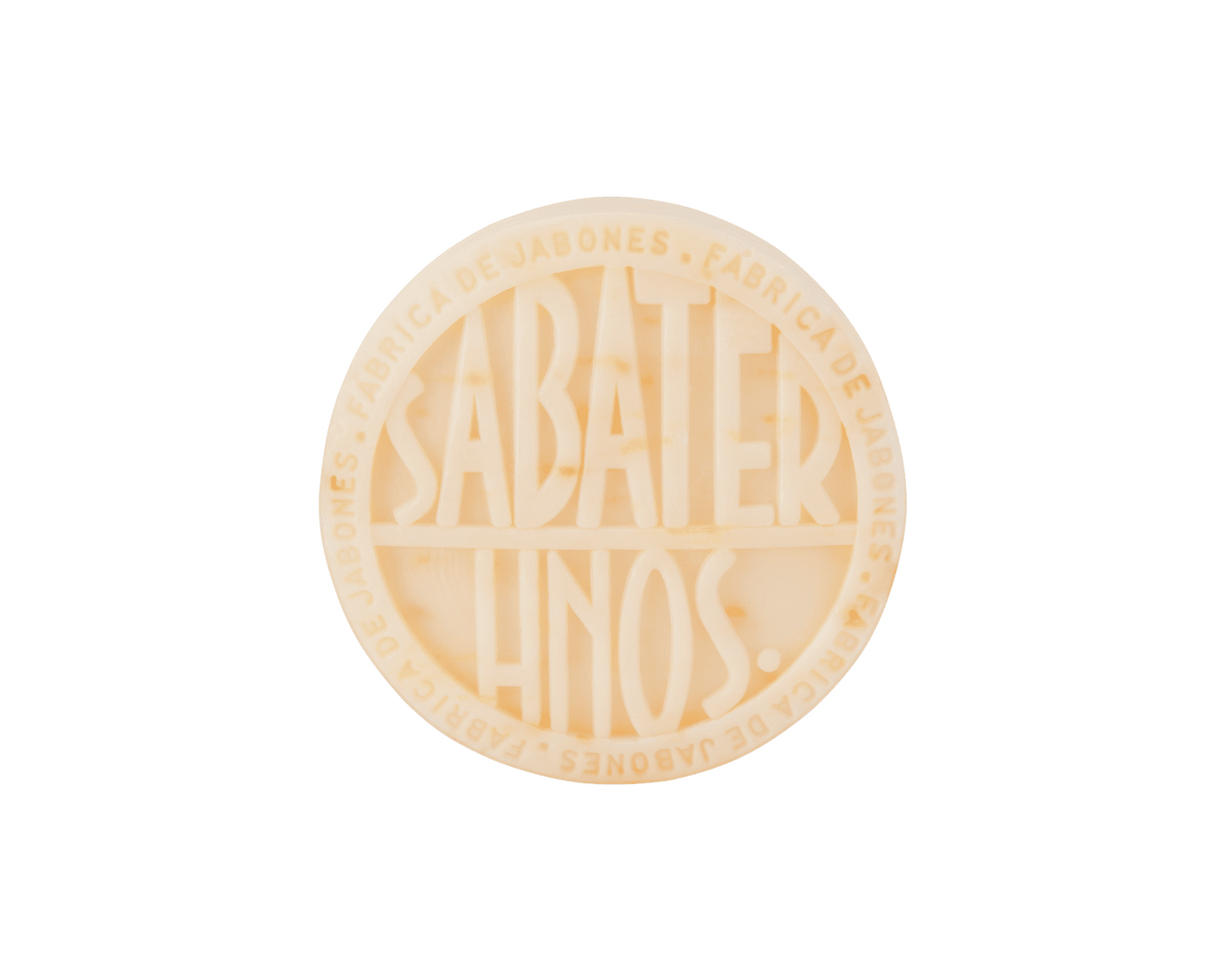 Jabón artesanal de azahar 100 g con notas florales, ligeramente dulces y cítricas, elaborado por Sabater Hnos.