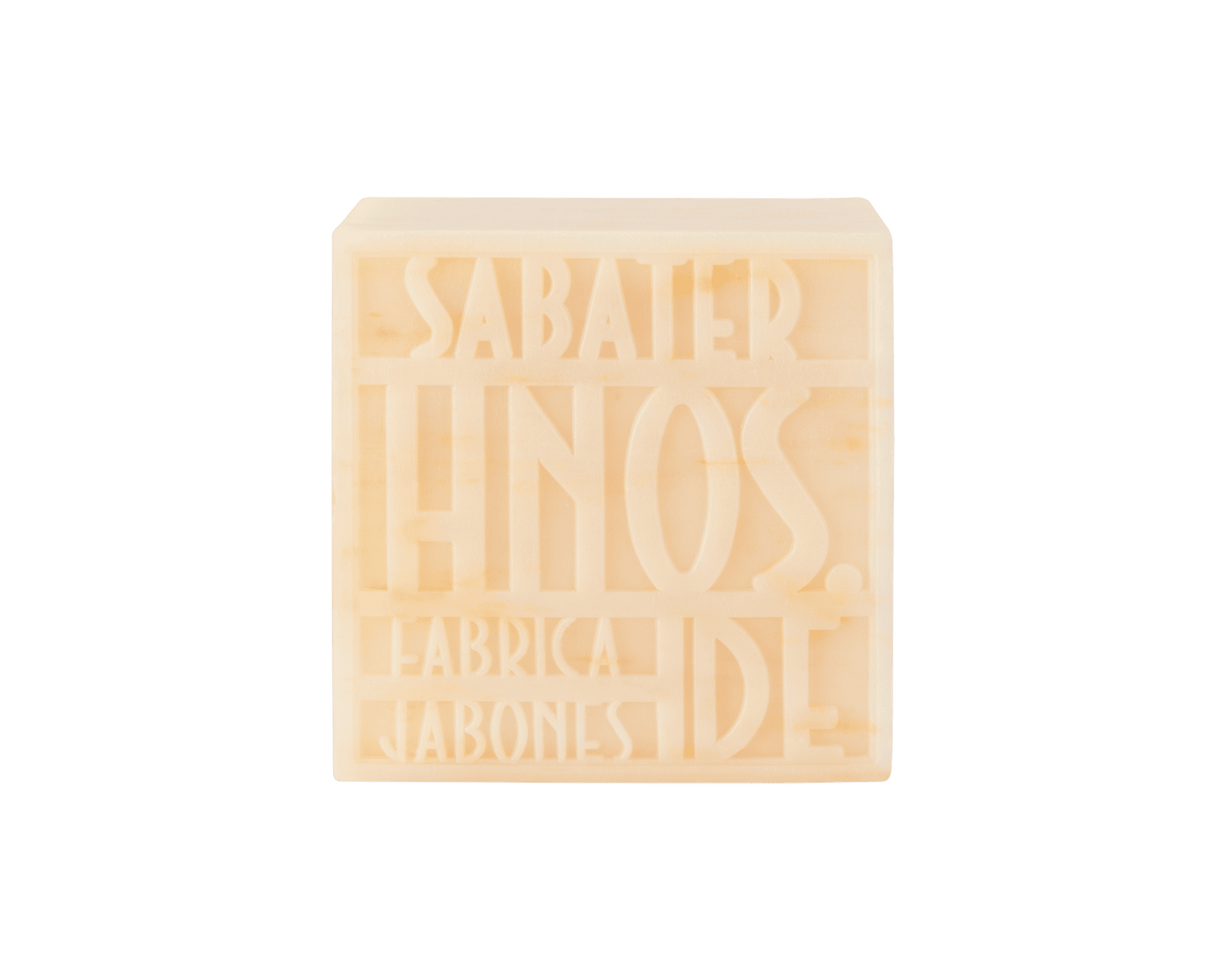 Jabón artesanal de azahar 125 g con notas florales, ligeramente dulces y cítricas, elaborado por Sabater Hnos.