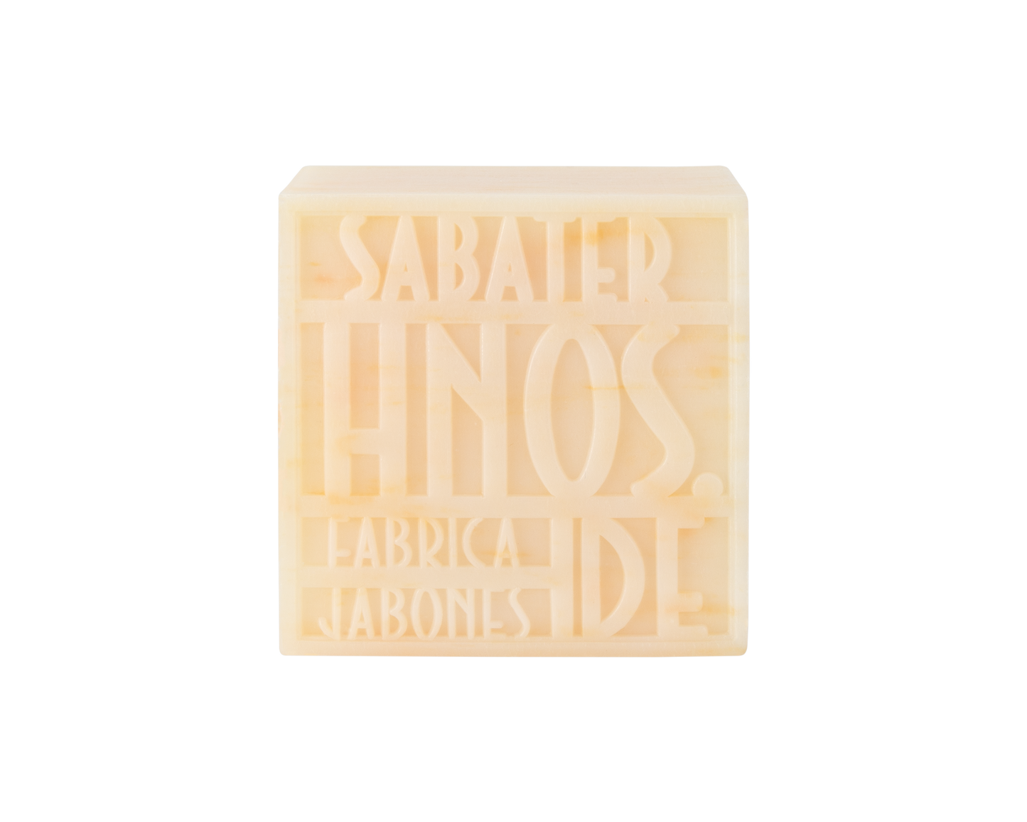 Jabón artesanal de azahar 100 g con notas florales, ligeramente dulces y cítricas, elaborado por Sabater Hnos.