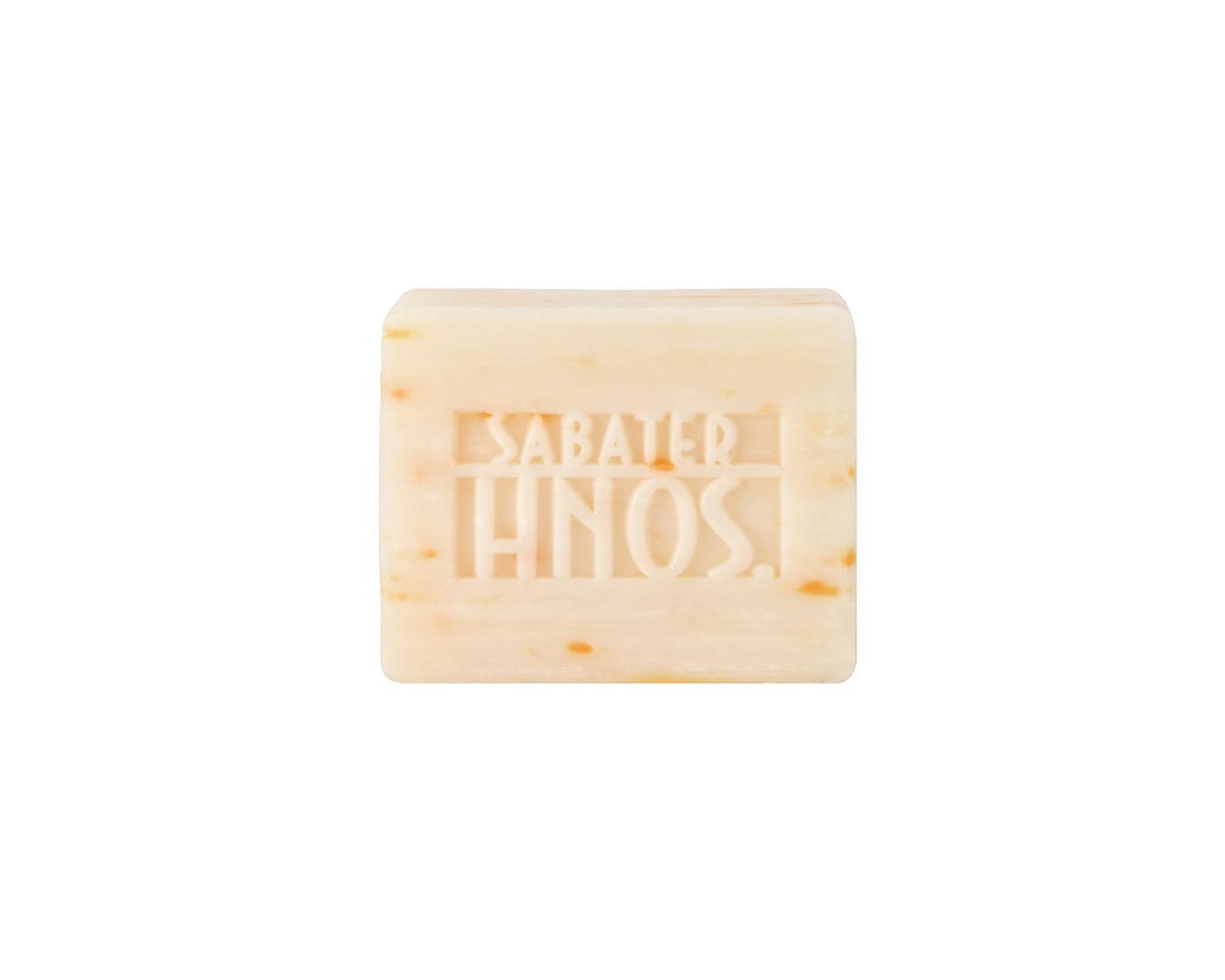 Jabón artesanal de azahar 40 g con notas florales, ligeramente dulces y cítricas, elaborado por Sabater Hnos.