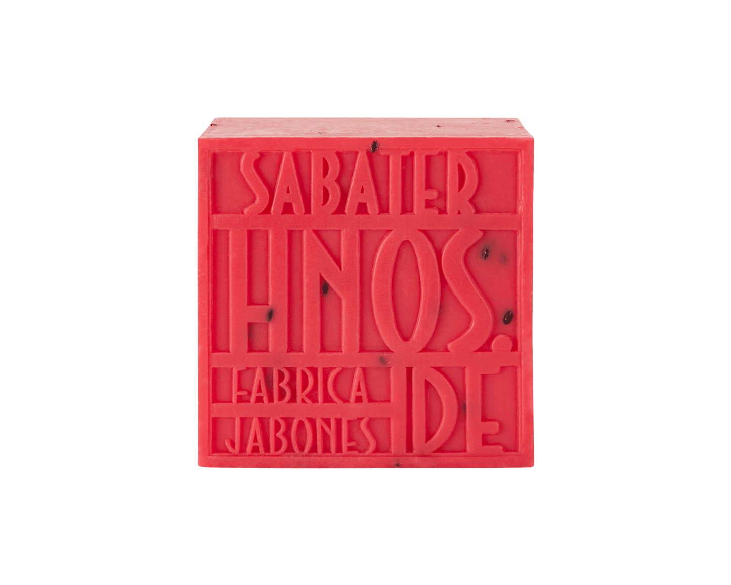 Jabón natural de fresa 125 g con aroma frutal, dulce y goloso, hecho a mano por Sabater Hnos.