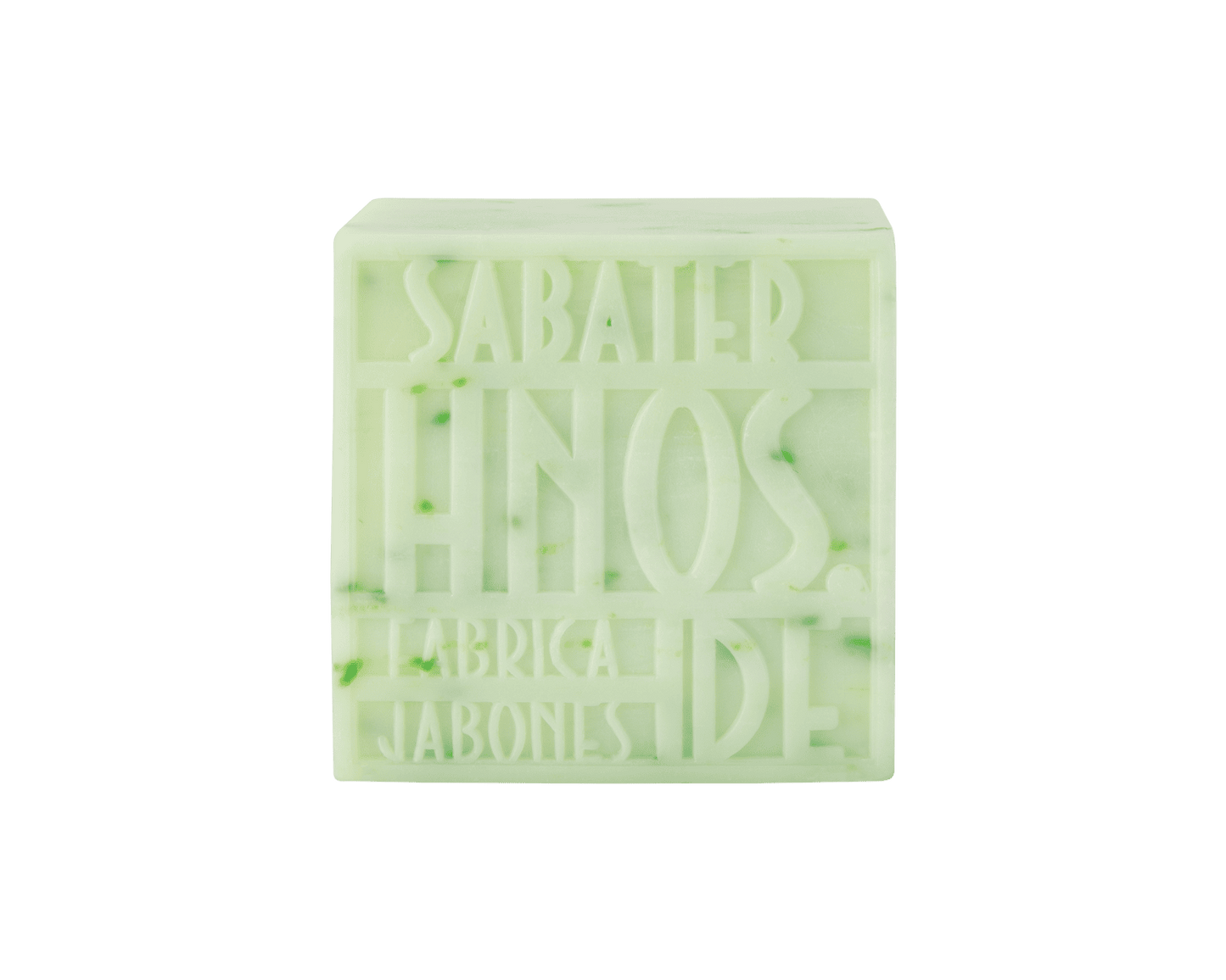 Jabón natural de hierba fresca 125 g con fragancia evocadora y verde, hecho a mano por Sabater Hnos.