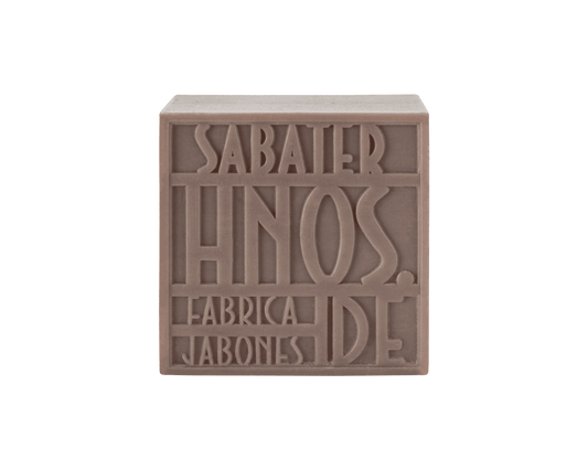Jabón natural de pachuli 125 g con aroma terroso y sensual, hecho a mano por Sabater Hnos.
