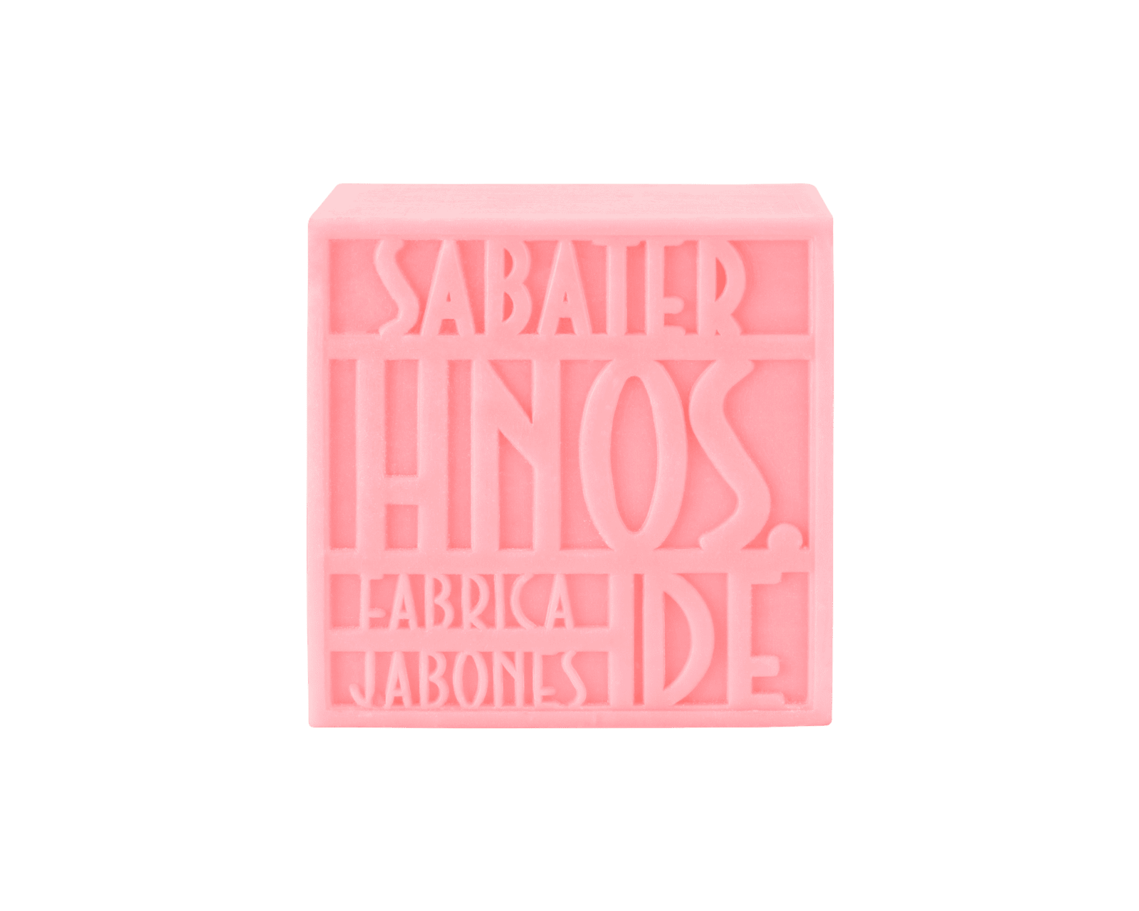 Jabón natural de rosa 125 g de notas florales y empolvadas, delicado y elegante, hecho a mano por Sabater Hnos.
