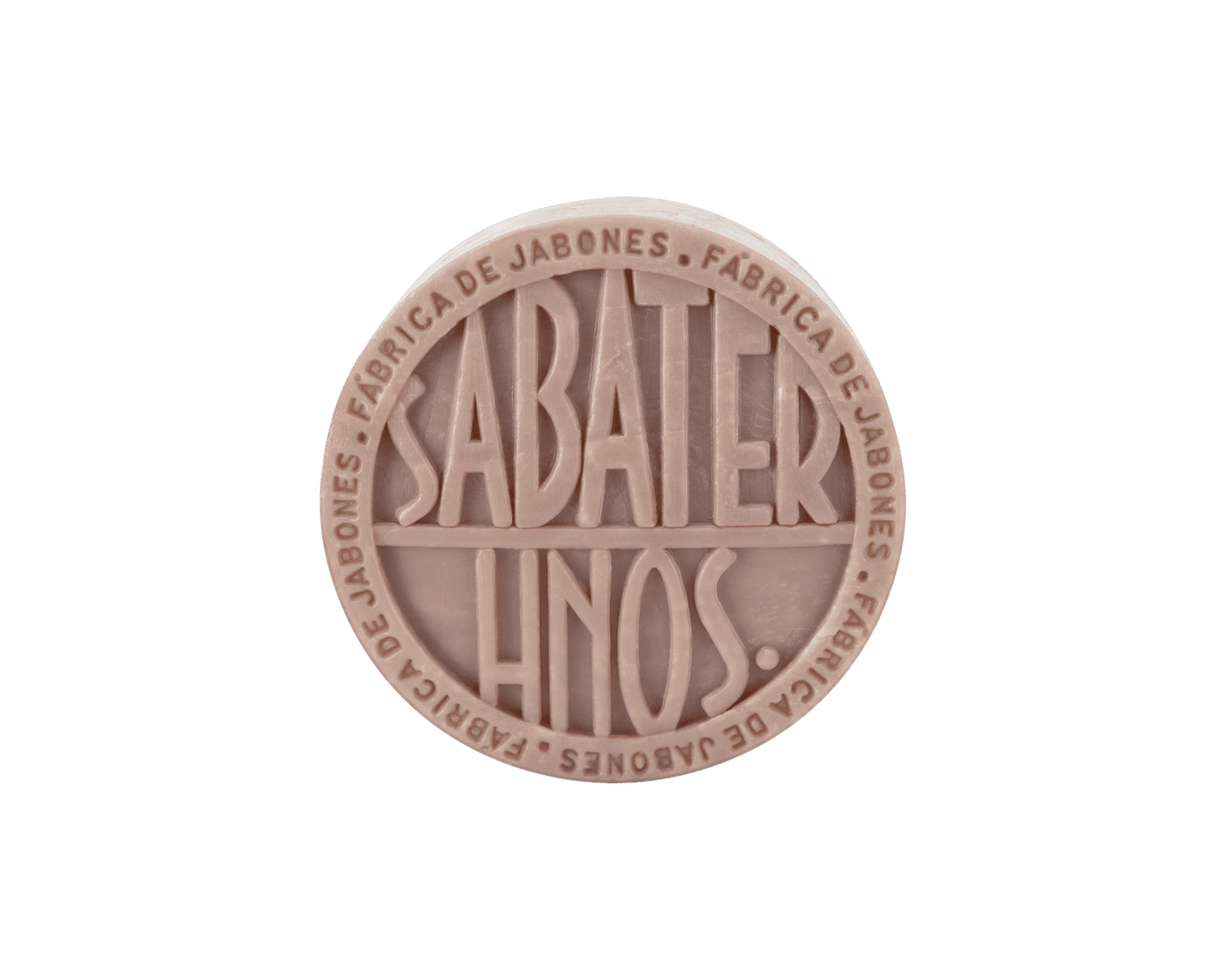Jabón artesanal de sándalo 100 g con fragancia cálida y amaderada, fabricado por Sabater Hnos.