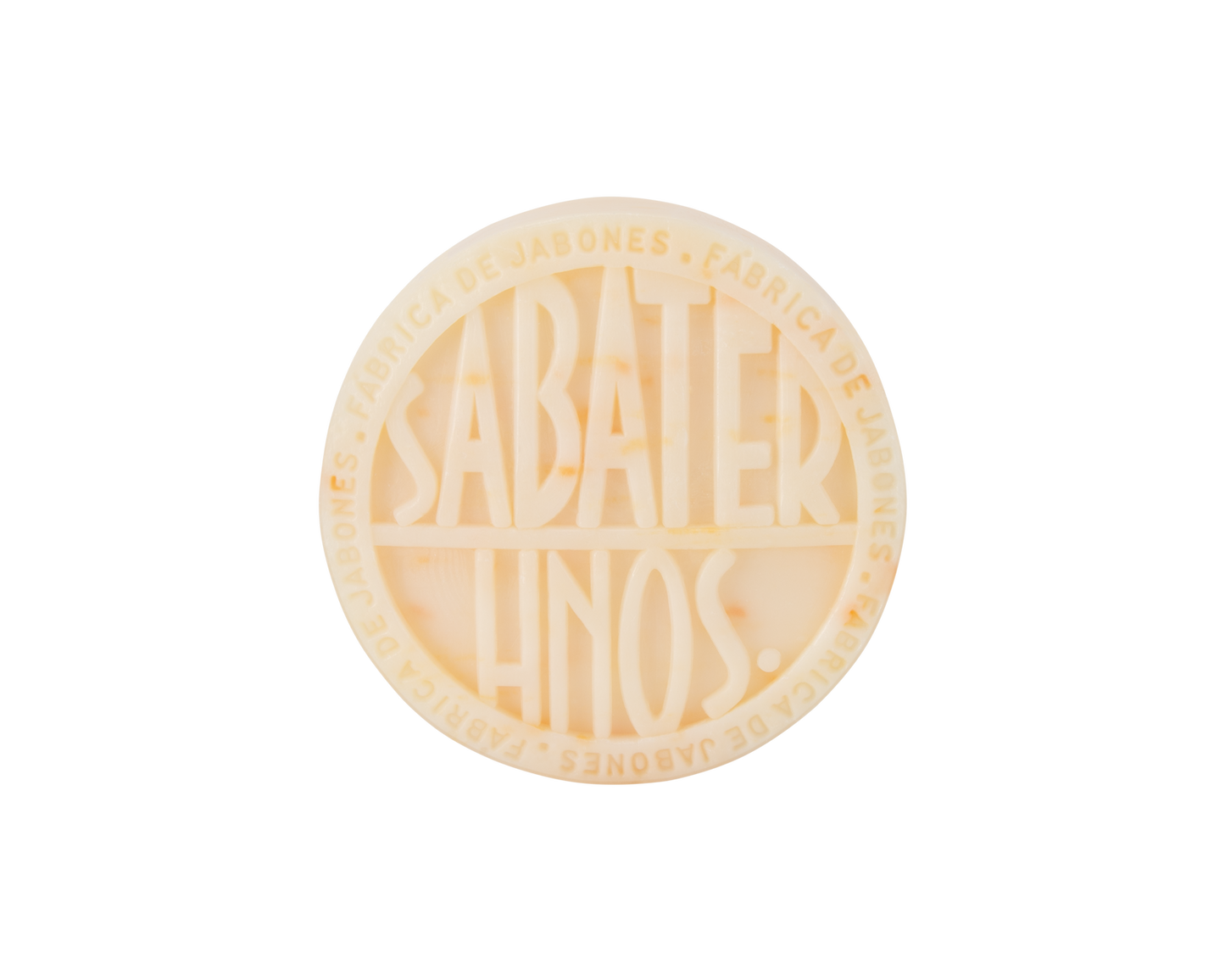 Jabón artesanal de azahar 100 g con notas florales, ligeramente dulces y cítricas, elaborado por Sabater Hnos.