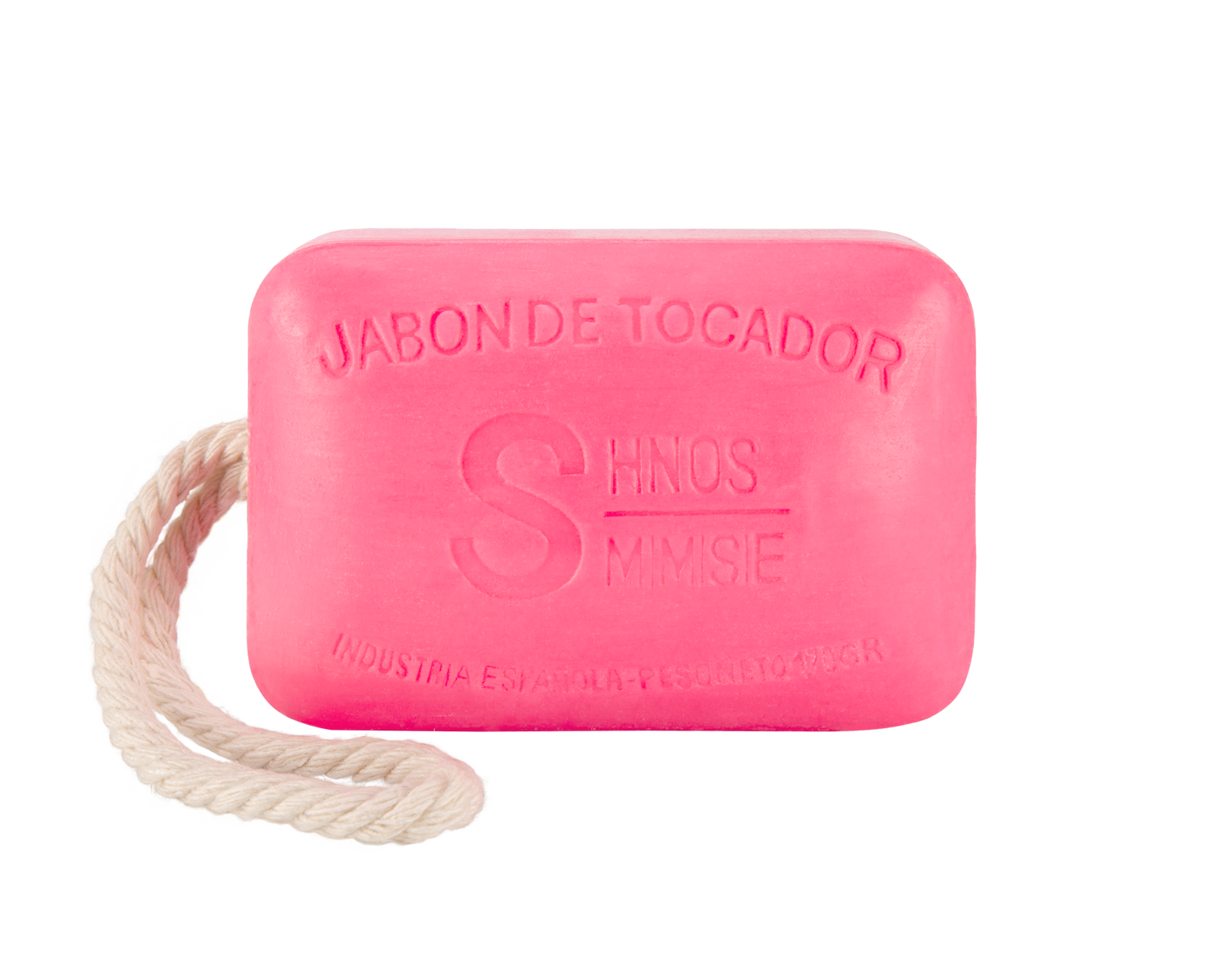 Jabón natural de flor de loto 170 g de notas florales, acuosas y orientales, con cordón para colgar de la ducha, hecho a mano por Sabater Hnos.