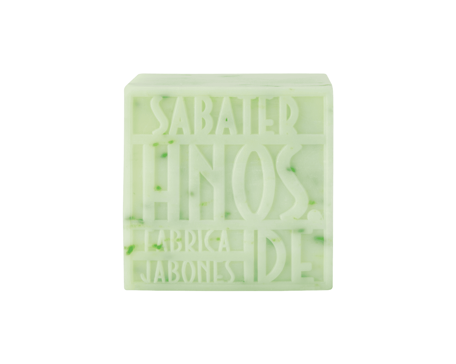 Jabón natural de hierba fresca 125 g con fragancia evocadora y verde, hecho a mano por Sabater Hnos. 