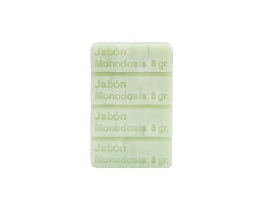 Jabón artesanal monodosis de hierba fresca 32g, aroma verde y vivaz en formato cómodo para viajar o regalar – Sabater Hnos.