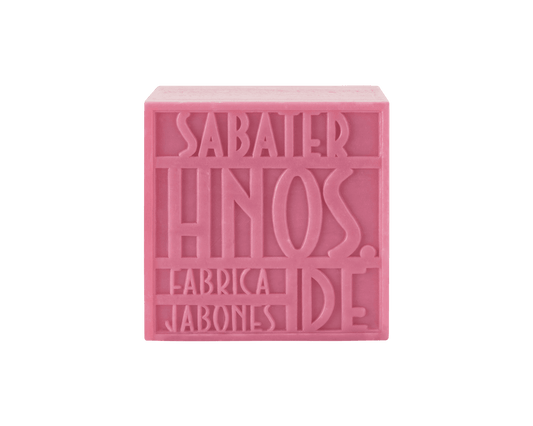 Jabón artesanal de higo 125 g con fragancia dulce y afrutada, fabricado por Sabater Hnos.