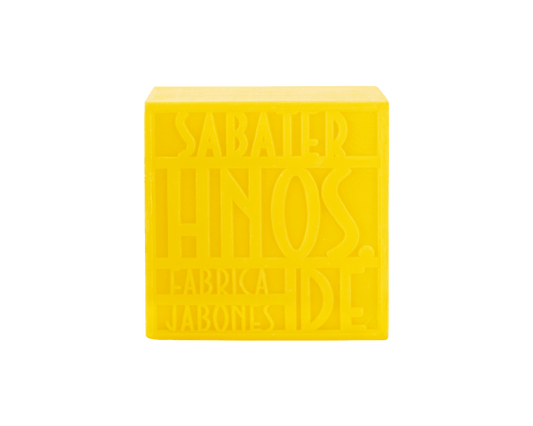 Jabón artesanal de lemongrass 125 g, con notas cítricas y frescas, elaborado por Sabater Hnos.